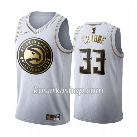Dres Atlanta Hawks Allen Crabbe 33 Nike 2019-20 Bijela Golden Edition Swingman